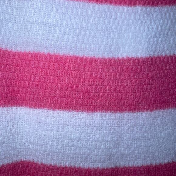 The Loft - Pink and White Striped Sweater - Women's Size Large - Picture 8 of 12